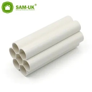corrugated conduit underground pvc heat resistant pipe 3 inch of 25mm sizes electrical plumbing materials tubo pvc pipe 200mm