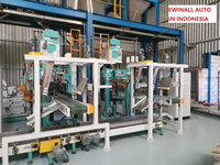 Machine d'emballage alimentaire Ewinall électrique automatique avec pompe de remplissage et de scellage pour riz, blé, maïs, sacs plastiques de 25-50 kg, écoénergétique