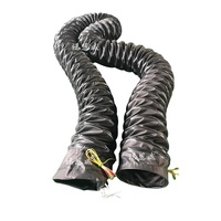 Tuyau flexible antidéflagrant portable pour entreprise de 12 pouces (300 mm), antistatique, pour évacuation des fumées et explosions