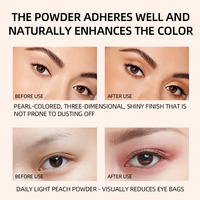 Palette de fards à paupières 16 couleurs, texture mate et nacrée, longue tenue, fard à paupières scintillant, maquillage personnalisable, logo personnalisé, cosmétiques OEM