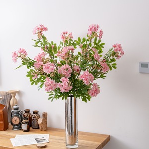 CallaFloral Fleurs Artificielles Rose Blanc Bouquet de Michelia Figo pour Mariage Décoration Maison 120cm de Haut Fleurs en Soie Réalistes - Product Image 1