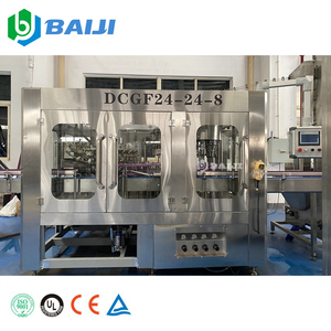 Tự động chai thủy tinh có ga nước giải khát rượu vang lấp lánh đóng chai điền máy đóng nắp - Product Image 2