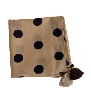Nouvel An 2026 – Foulard carré vintage style « Old Money » avec pendentif à pompons, motif totem, protection du cou pour <span class=keywords><strong>femme</strong></span>, 58*58 CM - Product Image 5