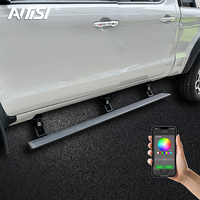 Marchepieds électriques rétractables automatiques en aluminium ANTISI pour pick-up JAC Hunter T9 2021-2026
