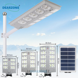 Réverbère solaire LED 1000W intégré certifié télescopique ABS pôle Radar Induction IP65 DC <span class=keywords><strong>jardin</strong></span> rural utilisation extérieure - Product Image 2