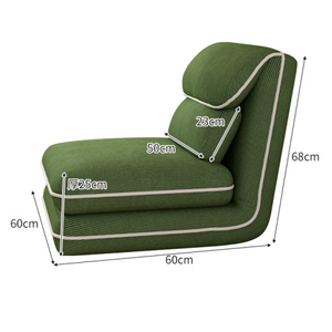 <span class=keywords><strong>Divano</strong></span> Futon Convertibile 2 in 1 Multicolore Pieghevole <span class=keywords><strong>per</strong></span> Piccoli Spazi, Sedia Tatami Lazy Lounger <span class=keywords><strong>per</strong></span> Soggiorno - Product Image 6