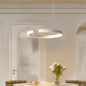 Luxurious Sophisticated Modern Minimalist Style Full-Spectrum Adjustable LED Aluminum <b>Chandeliers</b> Pendant <b>Lights</b> Dimmable - Product Image 2