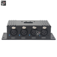 Contrôleur d'éclairage professionnel ArtNet DMX512, adaptateur DMX 4 ports 2048CH, contrôleur à 3 broches, variateur d'intensité, éclairage de discothèque