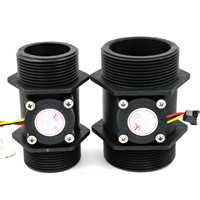 Sensor Aliran Cairan Efek Hall Berkualitas Tinggi yang Didukung OEM, DN40 DN50, Sensor Air Turbin Berteknologi Tinggi, Rentang Penginderaan 5-200L/H