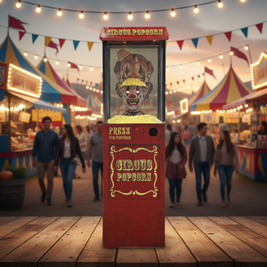 Máquina de Palomitas Eléctrica Grande con Inducción, Diseño de Payaso Saltarín, para Casa Embrujada, Halloween - Product Image 2