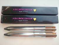 4 in 1 tahan air tahan lama kontur pensil alis Concealer Highlighter gaya pena Makeup untuk riasan mata