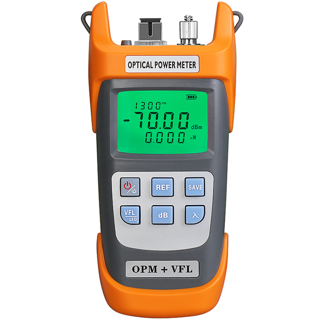 COMPTYCO High Precision Optical Multi Meter 3 in 1 OPM+VFL+LED Fiber Optic Equipment Visual Fault Locator Optical Power Meter