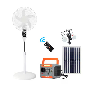 Ventilateurs solaires portables de 18 pouces à batterie rechargeable avec panneau solaire pour la maison et la télévision – Prix abordable - Product Image 3