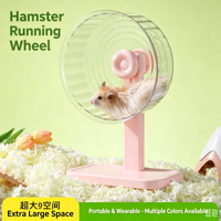Roue d'exercice pour hamster, roulement en acier inoxydable à double axe, vente en gros directe d'usine