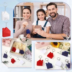 Cinta métrica retráctil de 1M con logotipo personalizado, diseño de herramientas y artículos para el hogar, en forma de llavero de plástico. - Product Image 4