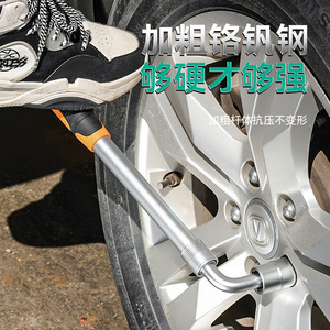 Telescopic Tire Wrench 1.2 In Vanadium Steel Chrome Plated Anti Slip Handle Industrial Use Metric Hex Socket Wrench - Product Image 3
