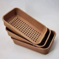 Nouveau design personnalisé respectueux de l'environnement pulpe dégradable bac à litière pour chat Jumbo biodégradable plateau de produits pour animaux de compagnie