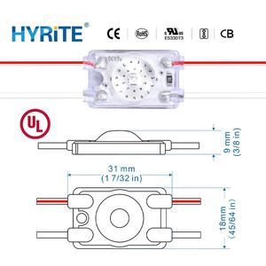 Hyrite UL <b>LED</b> Module for Channel <b>Letters</b> with 3M Adhesive Easy Installation DC 12V Waterproof IP67 170 Degree Optics - Product Image 3