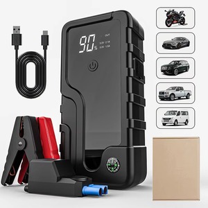 <span class=keywords><strong>D</strong></span>émarreur de voiture portable 4 en 1 12V, 600A de crête, <span class=keywords><strong>batterie</strong></span> au lithium 10000mAh, booster avec lampe torche LED, banque <span class=keywords><strong>d</strong></span>'alimentation, <span class=keywords><strong>d</strong></span>émarrage <span class=keywords><strong>d</strong></span>'urgence - Product Image 1