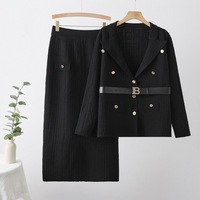 Ensemble pull long élégant en viscose unie à col rabattu et coupe ample pour femme – Collection Automne Hiver