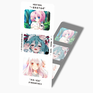 Carte en film transparent personnalisée à 3 panneaux, carte <span class=keywords><strong>photo</strong></span> pliable en PVC transparent avec impression personnalisée pour souvenir et décoration intérieure - Product Image 1
