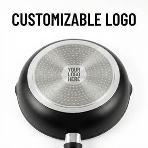 <span class=keywords><strong>Wok</strong></span> E-TOP de 26, 28 y <span class=keywords><strong>32</strong></span> <span class=keywords><strong>cm</strong></span>, Negro, Forjado, con Tapa, Base Grande para Inducción, Revestimiento Antiadherente, Calidad Certificada, Sartén Profunda - Product Image 4