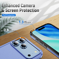Coque de téléphone robuste double couche TPU+PC antichoc pour iPhone 18 Pro/18 Pro Max, vente en gros OEM/ODM, nouvelle collection