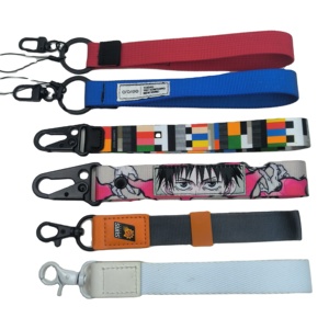 Giá Rẻ Cá Nhân Thiết Kế Ngắn <span class=keywords><strong>Key</strong></span> Dây Buộc Nhuộm Thăng Hoa Dây Đeo Cổ Tay Móc Chìa Khóa Dệt Dây Buộc Với Eagle Móc - Product Image 1