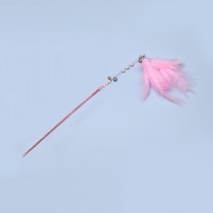 Varita de Juguete para Gatos con Plumas de Hada, Duradera, Resistente a Mordeduras, con Campana, Diseño de Alambre Corto, Modelo Pmg, Origen Henan - Product Image 6