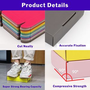 Горячая Распродажа с логотипом на заказ, розовая гофрированная почтовая упаковка, картонная упаковка, почтовая коробка для косметики - Product Image 4