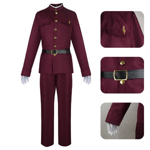 Costume de cosplay Bungo Stray Dogs pour homme avec cape, pantalon, gilet, haut, uniforme de jeu de rôle anime, printemps 2023, kit en polyester - Product Image 3