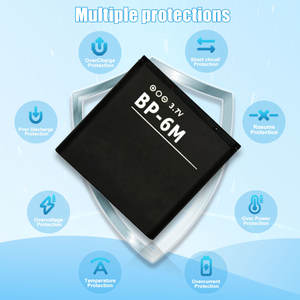 แบตเตอรี่สมาร์ทโฟนสำหรับ <span class=keywords><strong>Nokia</strong></span> C20 N86 N73 <span class=keywords><strong>X20</strong></span> BL 5C G50 8210 3310 8310 5210 7650แบตเตอรี่แบบชาร์จได้ของแท้ - Product Image 3