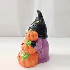 Ornamenti di Halloween in Porcellana Dolomite a Forma di Goblin e Zucche Sovrapposte, Vendita Calda per le Festività - Product Image 5