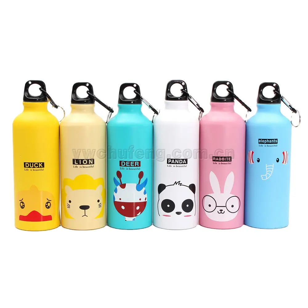 500ml Outdoor Sports Cute Cartoon Lovely Animals Water Bottle Cup Gift For Kids