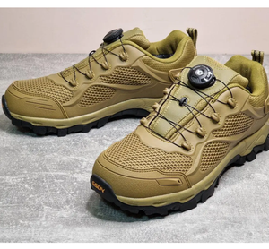 Chaussures tactiques d'entraînement sportives d'été DFE01 pour activités extérieures avec empeigne en maille respirante et système de laçage rapide à verrouillage/déverrouillage - Product Image 6