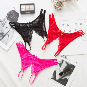 Sexy in pizzo con apertura a caldo biancheria intima erotica a vita bassa belle natiche trasparenti <span class=keywords><strong>slip</strong></span> da <span class=keywords><strong>donna</strong></span> - Product Image 1