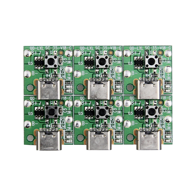 Three Speed Mini Fan Controller PCB USB Switch Board for Rechargeable Fan Appliance OEM Custom PCB Assembly Supplier Factory