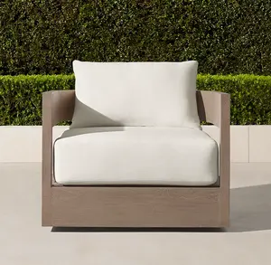 BALMAIN มาใหม่<span class=keywords><strong>ราคา</strong></span>โรงงานที่กําหนดเองไม้สักเลานจ์เก้าอี้หมุนลาน<span class=keywords><strong>สวน</strong></span>เดี่ยวขนาด<span class=keywords><strong>ใหญ่</strong></span>โซฟาเดี่ยวสําหรับตกแต่งบ้าน - Product Image 5