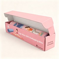 Hochwertige rosa benutzer definierte Logo Papier box Profession elle Yoga matte Verpackungs box Recycelbare Kleidung Schuhe Wellpappe Geschenk box