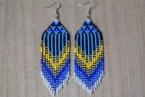 Pendientes Colgantes Bohemios con Cuentas de Proveedor Indio, Hermosas Joyas Hechas a Mano para Mujer, Ideales para Bodas, Fiestas y Festivales - Product Image 2