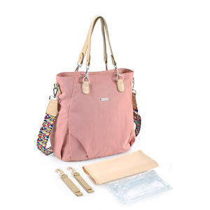Bolso <span class=keywords><strong>bandolera</strong></span> impermeable de nailon <span class=keywords><strong>para</strong></span> mamá, bolso de moda de gran capacidad <span class=keywords><strong>para</strong></span> madre y bebé - Product Image 1