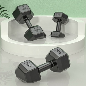 <span class=keywords><strong>Mancuernas</strong></span> hexagonales de cemento para gimnasio en casa, equipo de Fitness para hombre, compra en línea - Product Image 4