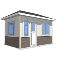 Maison conteneur préfabriquée en panneaux sandwich d'acier au design traditionnel, à assemblage rapide et consolidation des espaces