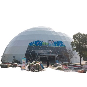 Modular Construction 15m Diameter Dome <b>Tent</b> 200 Sqm Outdoor Restaurant Waterproof Aluminum Alloy <b>Frame</b> PVC Fabric Four Season - Product Image 1