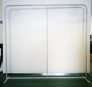 Tùy chỉnh 8 'x 8' khung nhôm Photo Booth <span class=keywords><strong>Backdrop</strong></span> Gối đứng vải căng thẳng vải <span class=keywords><strong>Backdrop</strong></span> cho triển lãm loại thẳng - Product Image 5