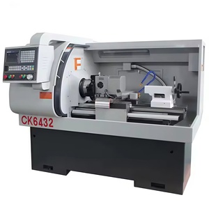 Torno CNC de bancada plana de doble husillo para trabajo medio, con control GSK, modelo CK6432/500/750mm, fabricado en China - Product Image 3