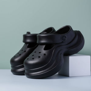 Vrouwen Mode Trend Comfortabele Klompen Zomer Outdoor Slippers Eenvoudige Antislip Effen Kleur Schoenen Klompen Outdoor Gebruik Groothandel - Product Image 2