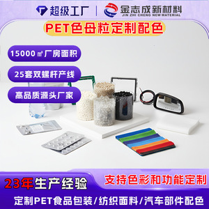 Custom Pet Color Masterbatch JZC 88888 For Beverage Bottles Food Packaging Textiles Automotive Parts - Product Image 4