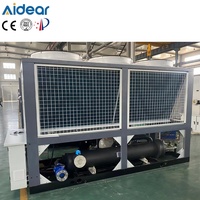 10HP V Type Boîte Condensation Unité Refroidisseur À Sec Climatiseur Avec Pompe 5 Tonnes Refroidisseur Extérieur Fuite D'eau 5 Tonnes Refroidisseur