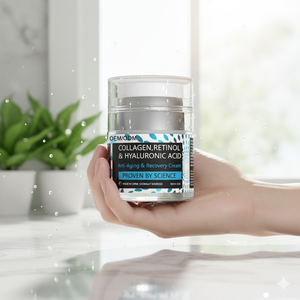 Crème Visage Hydratante et Repulpante au Collagène, Rétinol et Acide Hyaluronique – En Stock – Soin Hydratant Profond à la <span class=keywords><strong>Vitamine</strong></span> <span class=keywords><strong>A</strong></span> pour la Peau - Product Image 6